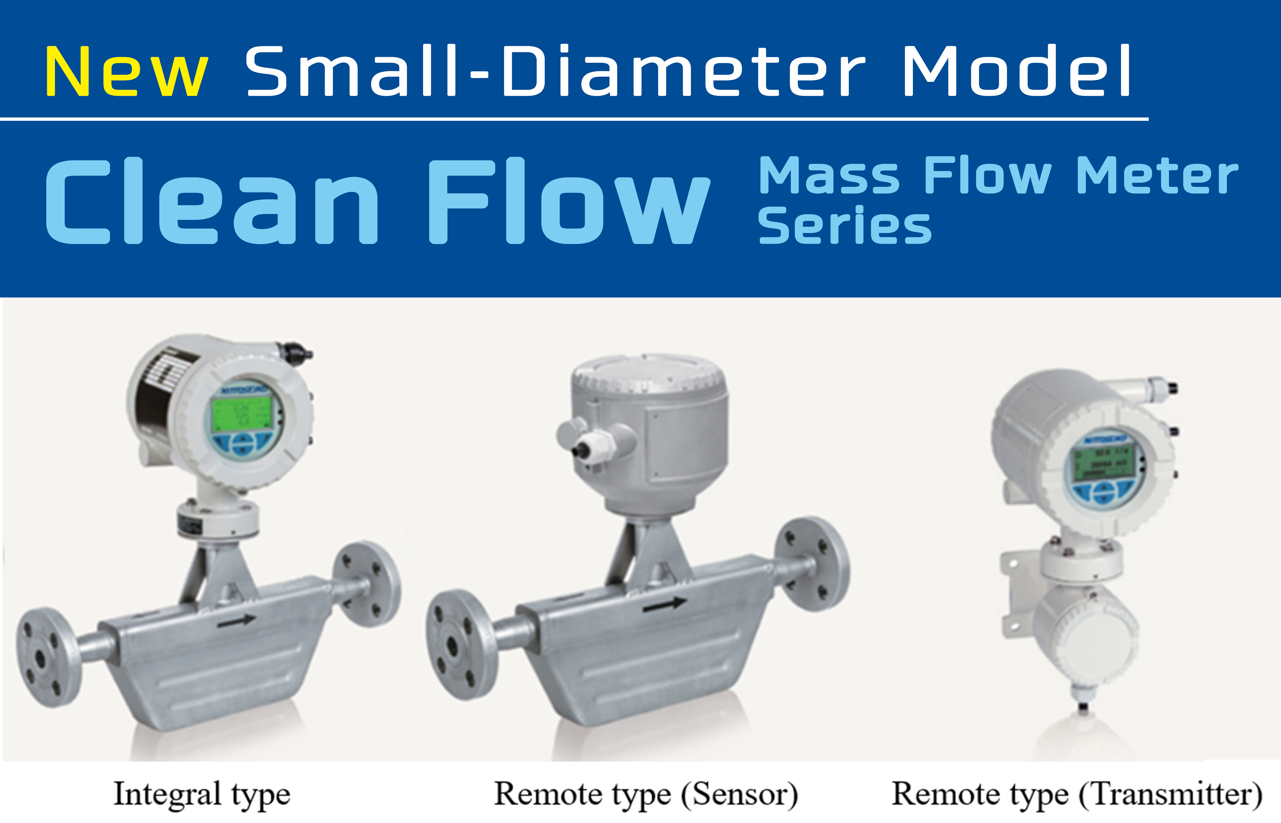 New Small-Diameter Model Added to “Clean Flow” Mass Flow Meter Series