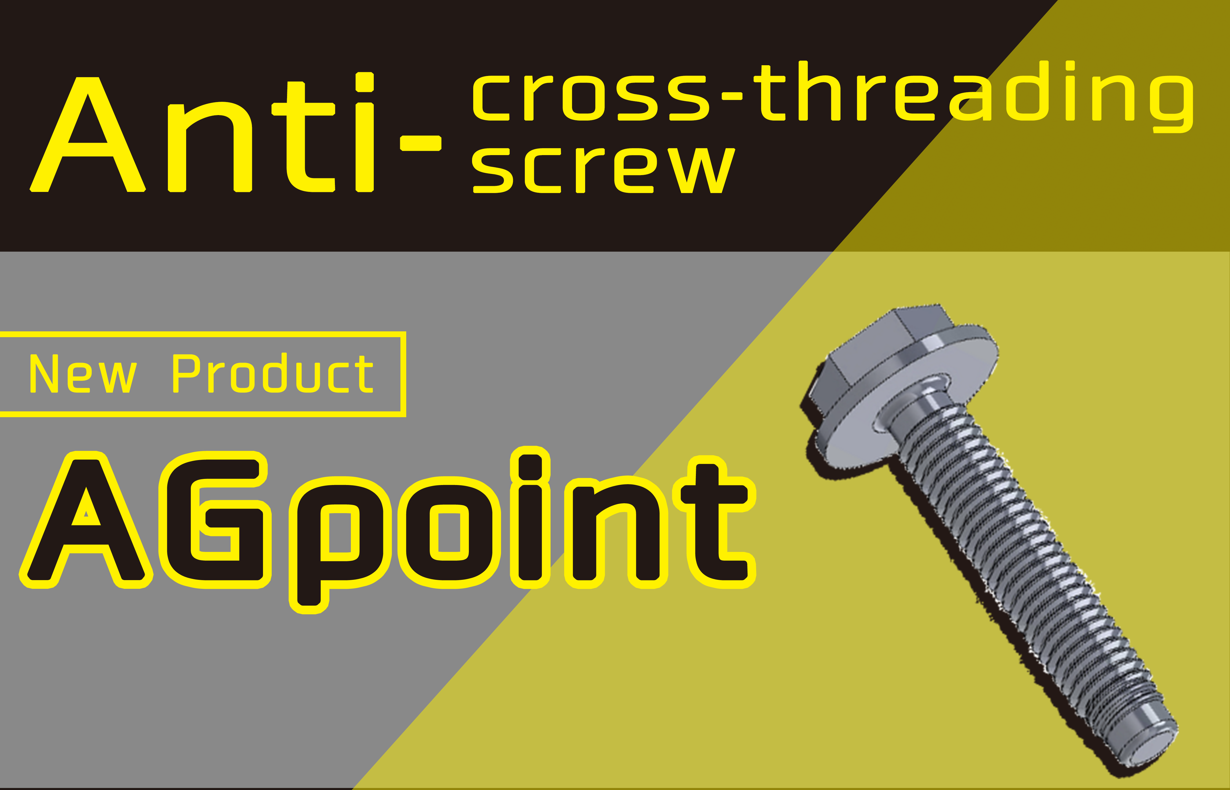 New “AGpoint” Screw Launched to Dramatically Reduce Cross-Threading
